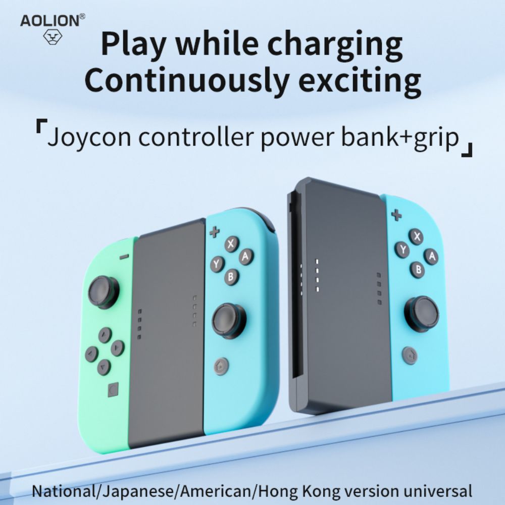 Gaming Kit Accessories Nintendo Switch - AOLION 휴대용 스위치 조이콘 충전 그립