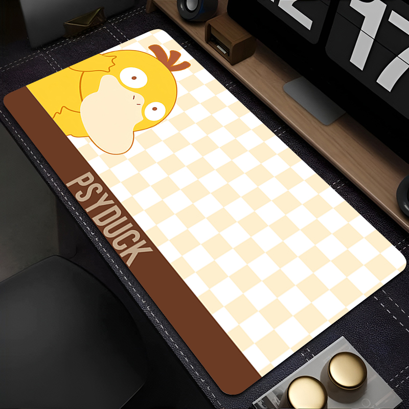 Gaming Accessories Kawaii - 고무 마우스 패드 90x40cm 포켓몬 Psyduck