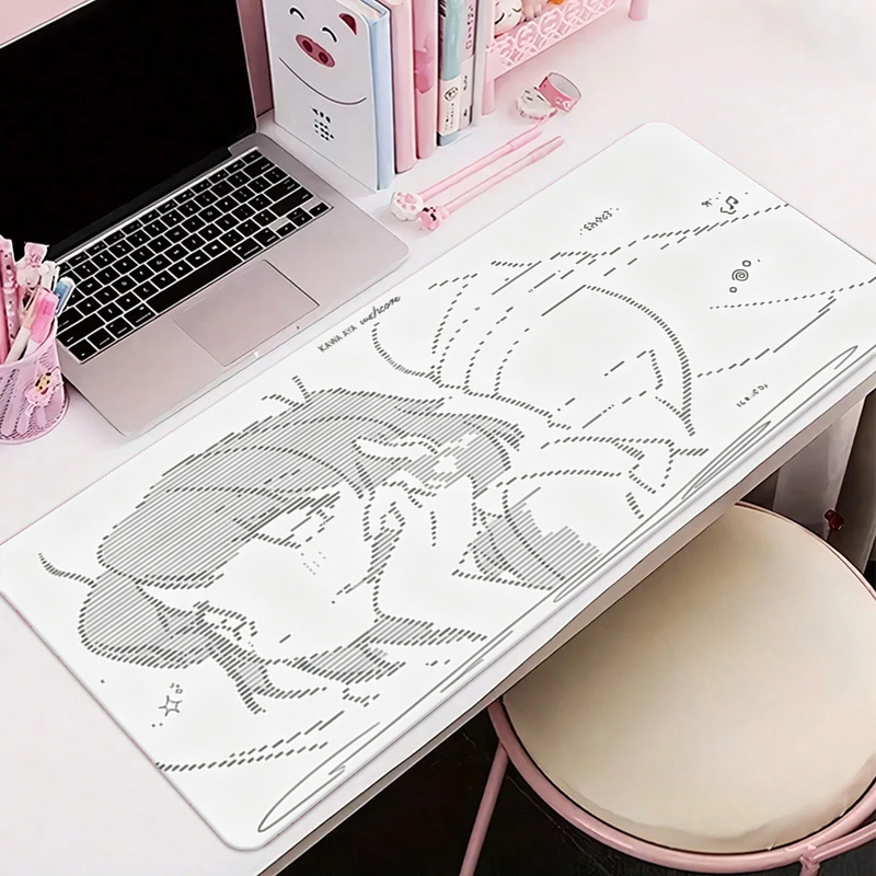 Gaming Accessories Women - 1Pcs 가죽 마우스 패드 애니메이션 엔젤