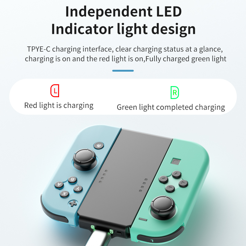 AOLION 휴대용 스위치 조이콘 충전 그립 3400m - Gaming Kit Accessories Nintendo Switch 리뷰 및 가격