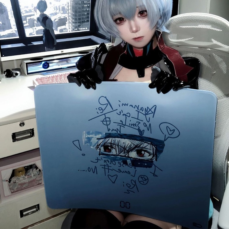 에반게리온 레이 아야나미 마우스패드 애니메이션 프린팅  - Gaming Accessories For Pc 리뷰 및 가격