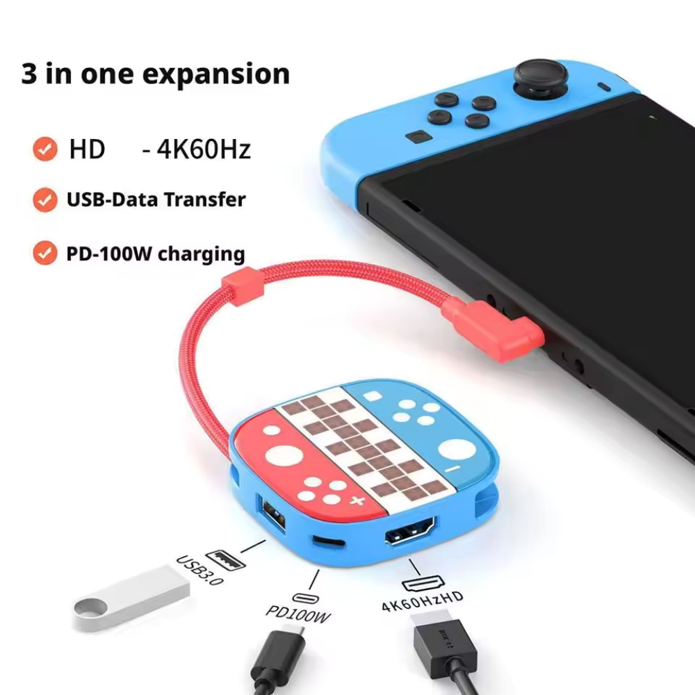 스위치2 타입 C 도킹 스테이션 HDMI+USB3.0+ - Gaming Kit Accessories Nintendo Switch 리뷰 및 가격