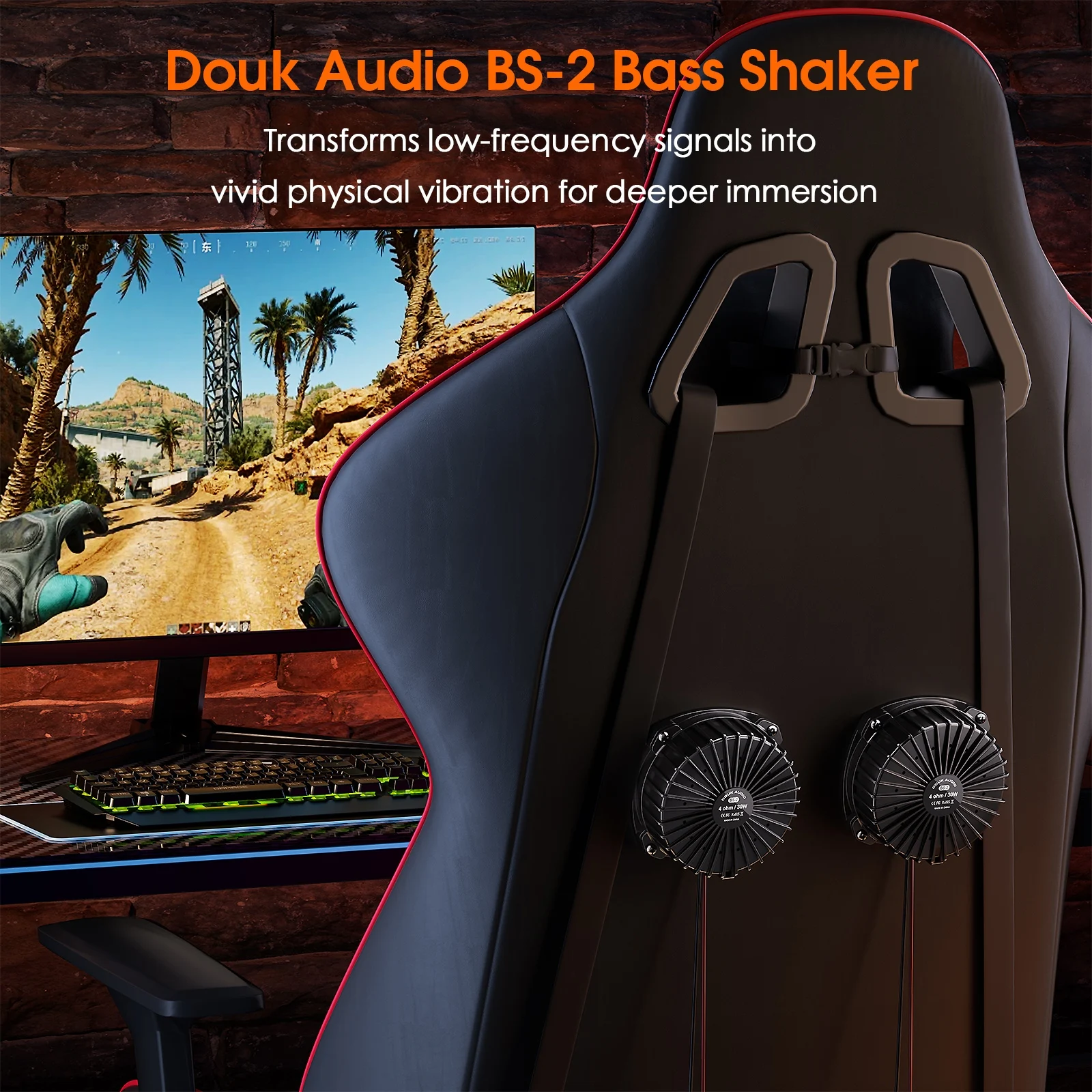 Douk Audio BS-2 30W 4Ω 게임용 의자용 - Gaming Home Accessories 리뷰 및 가격