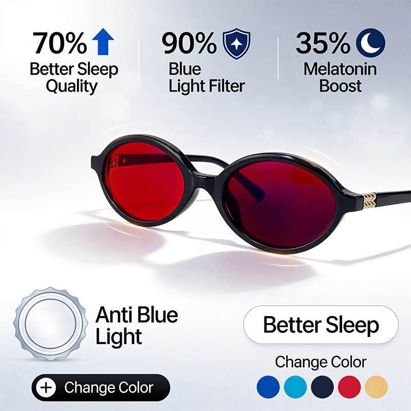 블루라이트 차단 타원형 안경 여성 남성 수면 개선 레드 - Gaming Glasses Tinted 리뷰 및 가격
