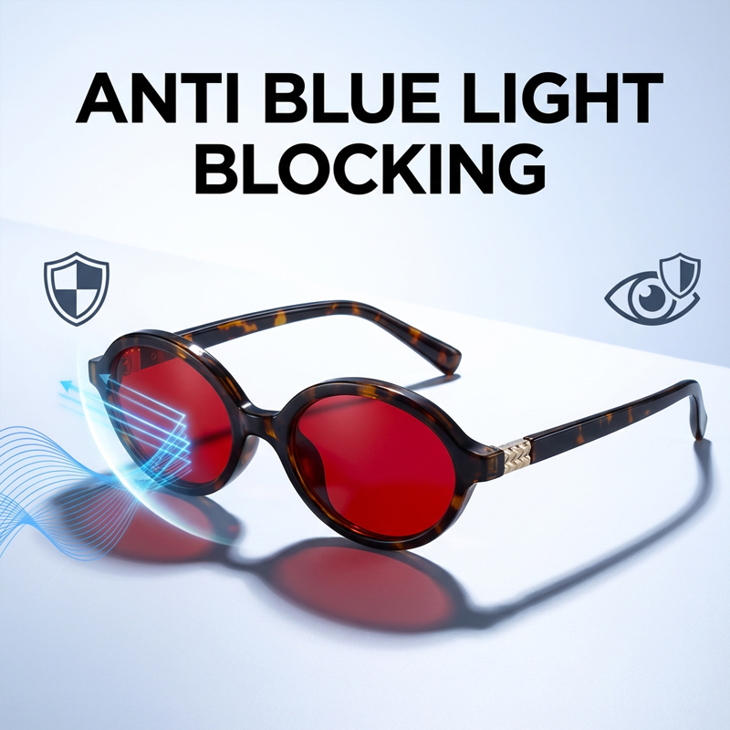 블루라이트 차단 타원형 안경, 더 나은 수면을 위한 남 - Gaming Glasses Tinted 리뷰 및 가격