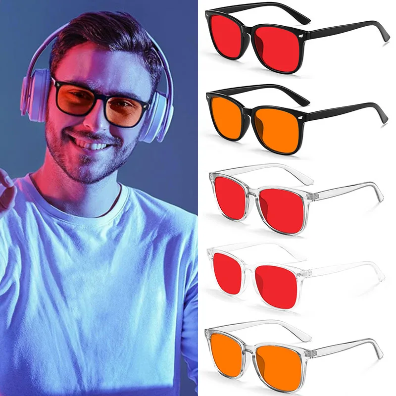 트렌디한 블루라이트 차단 안경 여성 남성 더 나은 수면 - Gaming Glasses Tinted 리뷰 및 가격
