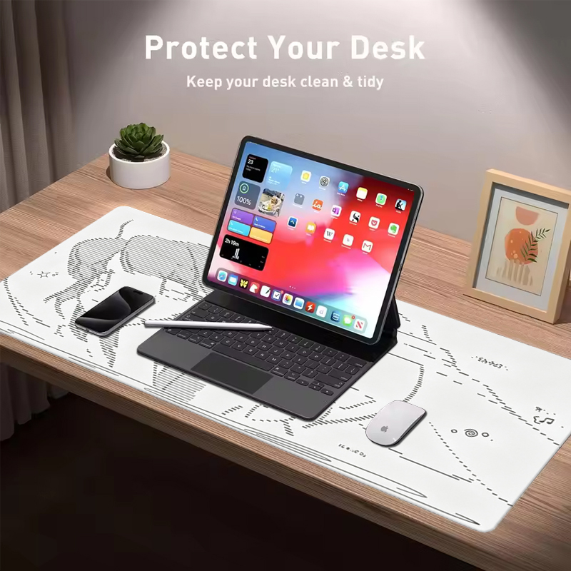 1Pcs 가죽 마우스 패드 애니메이션 엔젤 소녀 Y2k - Gaming Accessories Women 리뷰 및 가격
